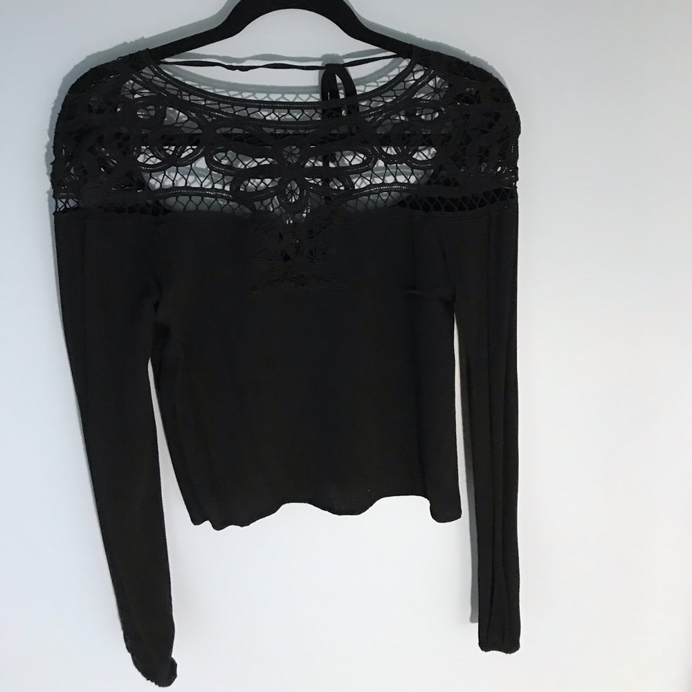 Long Sleeve Lace / Crochet Top